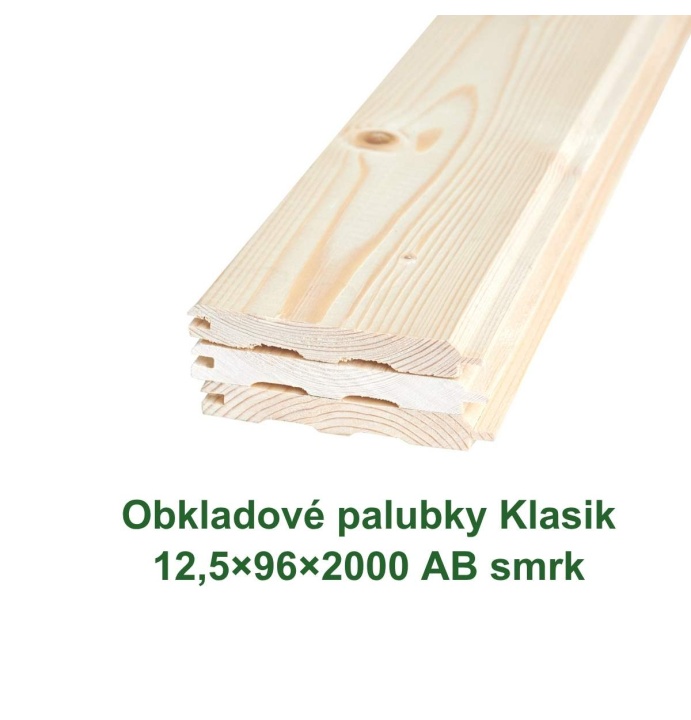 Obkladové palubky «Klasik» 12,5x96x2000 (10)