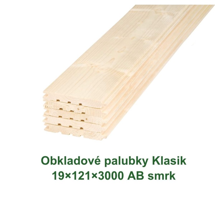 Obkladové palubky «Klasik» 19x121x3000 (4)