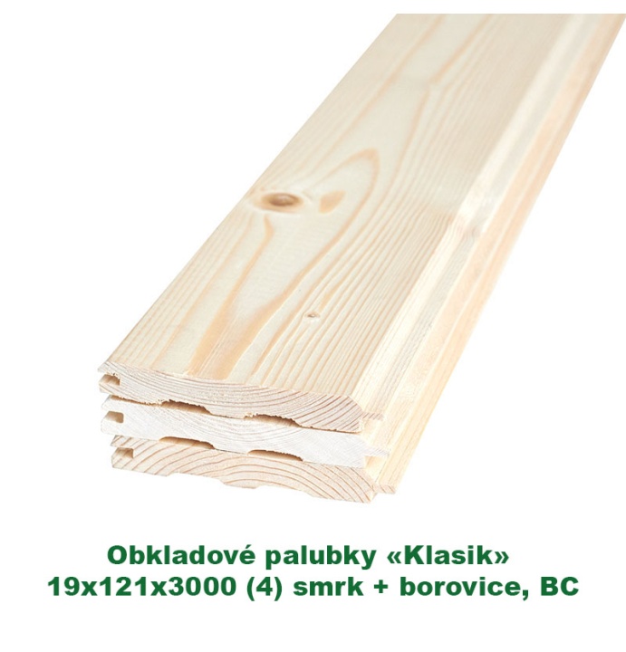 Obkladové palubky «Klasik» 19x121x3000 (4)