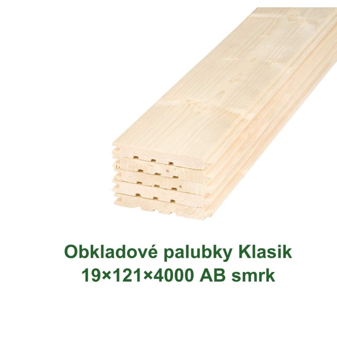 Obkladové palubky «Klasik» 19x121x4000 (6)
