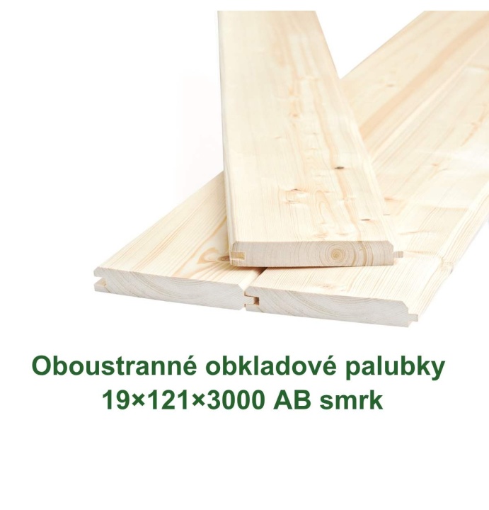Oboustranná obkladové palubky «Klasik» 19x121x3000 (4)