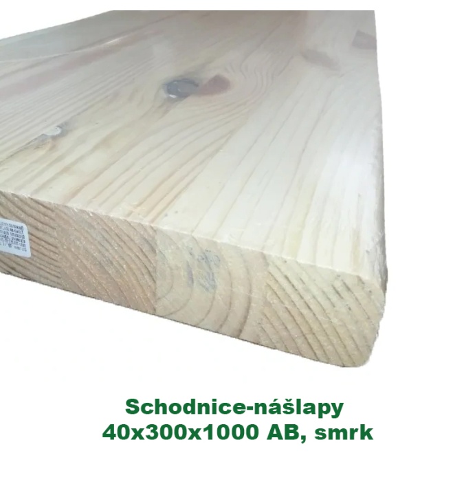 Schodnice/nášlapy 40x300x1000