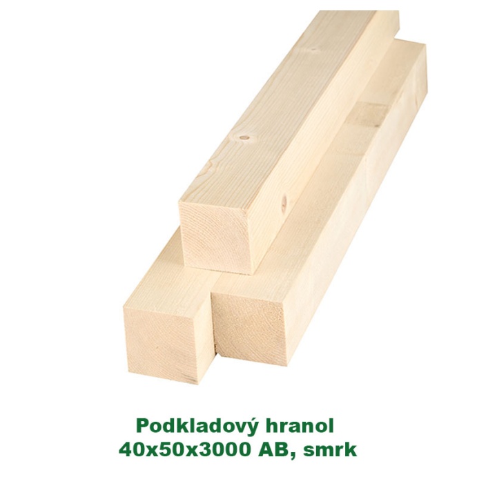 Podkladový hranol 40x50x3000