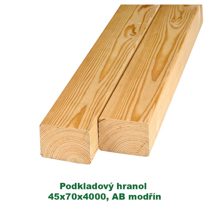 Podkladový hranol 45x70x4000