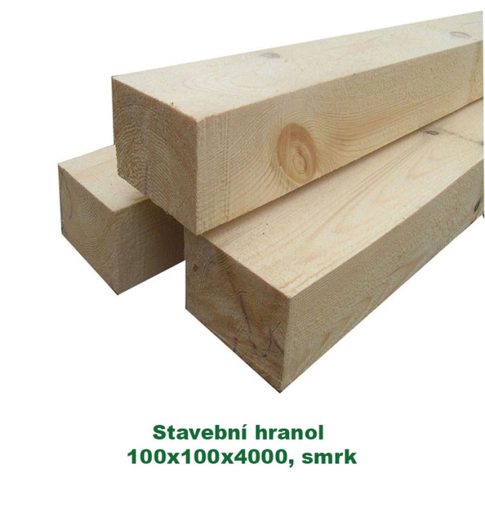 Stavební hranol 100x100x4000