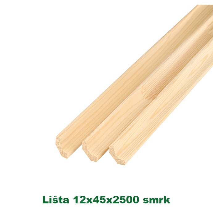 Lišta 12x45x2500
