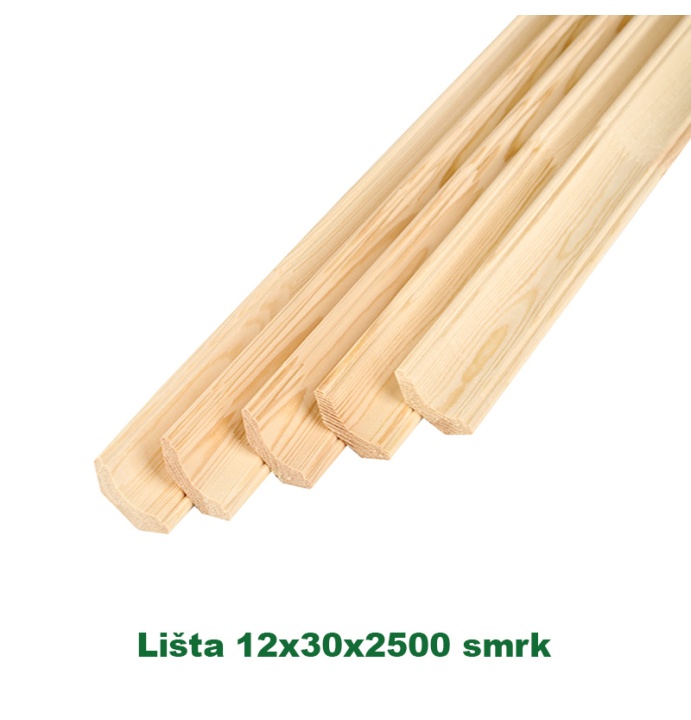 Lišta 12x30x2500