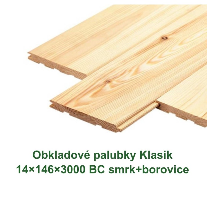 Obkladové palubky «Klasik» 14x146x3000 (5)