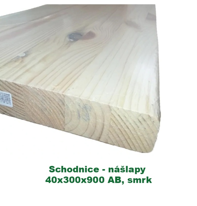 Schodnice/nášlapy 40x300x900