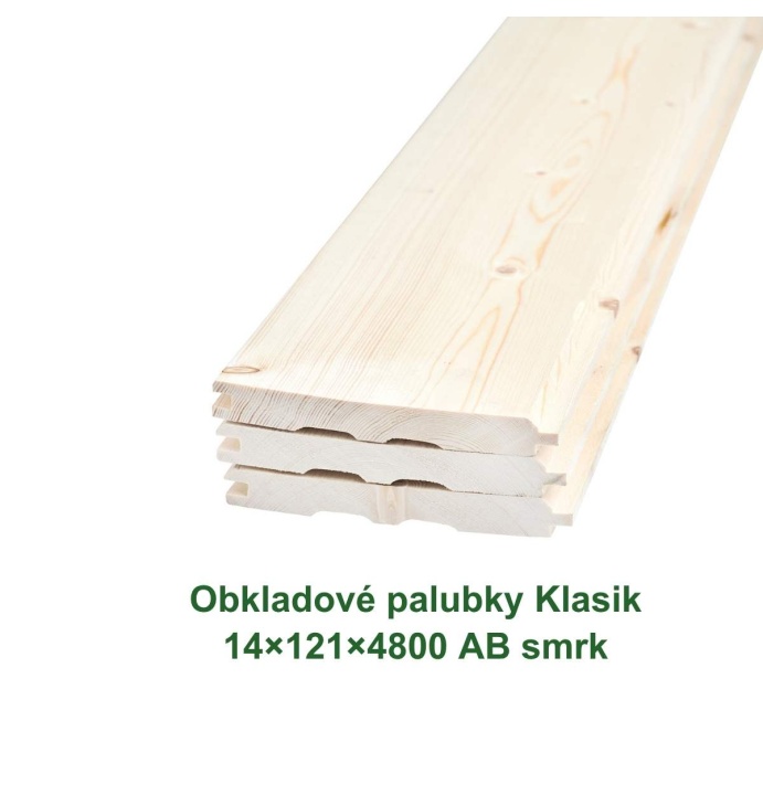 Obkladové palubky «Klasik» 14x121x4800 (8)