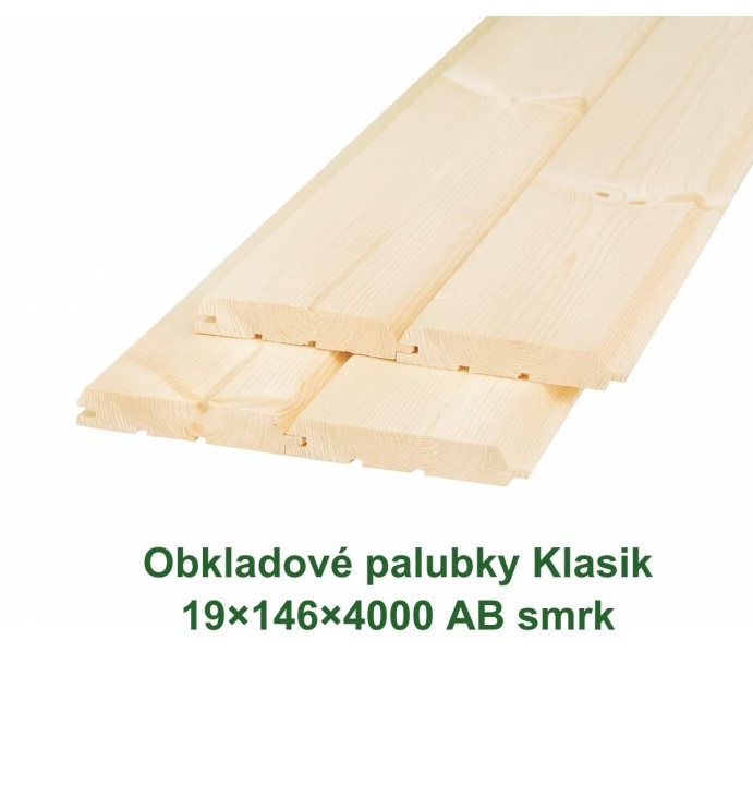 Obkladové palubky «Klasik» 19x146x4000 (6)