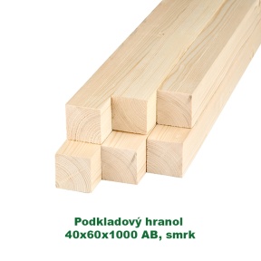 Podkladový hranol 40x60x1000
