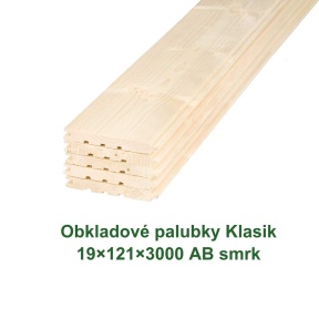 Obkladové palubky «Klasik» 19x121x3000 (4)