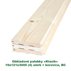Obkladové palubky «Klasik» 19x121x3000 (4)