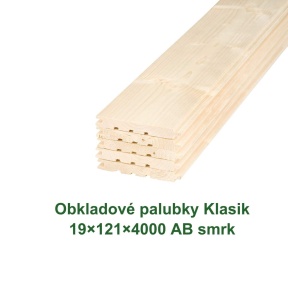 Obkladové palubky «Klasik» 19x121x4000 (6)