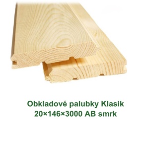 Obkladové palubky «Klasik» 20x146x3000 (4)