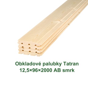 Obkladové palubky «Tatran» 12,5x96x2000 (10)