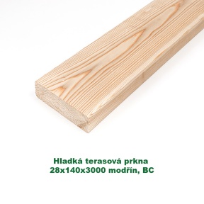 Hladká terasová prkna 28x140x3000