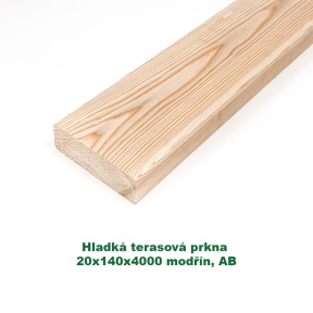 Hladká terasová prkna 20x140x4000