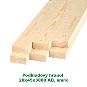 Podkladový hranol 20x45x3000