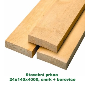 Stavební prkna 24x140x4000