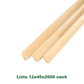 Lišta 12x45x2500
