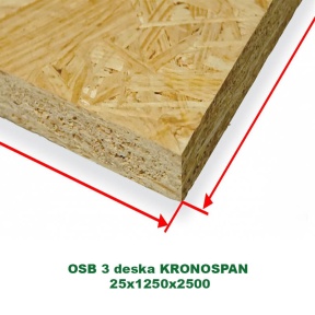 OSB 3 deska KRONOSPAN 25x1250x2500
