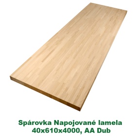 Spárovka Napojované lamela 40x610x4000