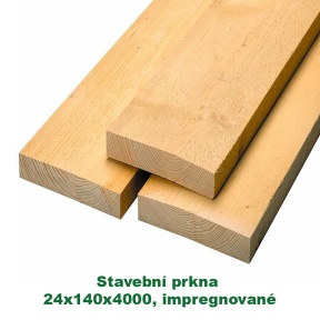 Stavební prkna 24x140x4000