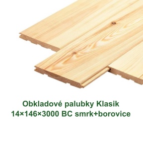 Obkladové palubky «Klasik» 14x146x3000 (5)