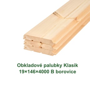 Obkladové palubky «Klasik» 19x146x4000 (4)
