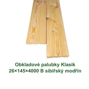 Obkladové palubky «Klasik» 26x145x4000 (4)