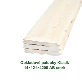 Obkladové palubky «Klasik» 14x121x4200 (8)
