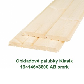 Obkladové palubky «Klasik» 19x146x3600 (6)