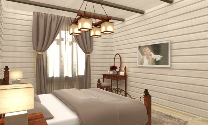 Klasické palubky v interiéru