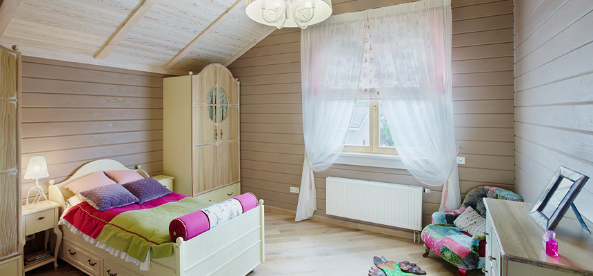 Dřevené obklady v dětském pokoji aneb moderní přistup k osvědčené klasice