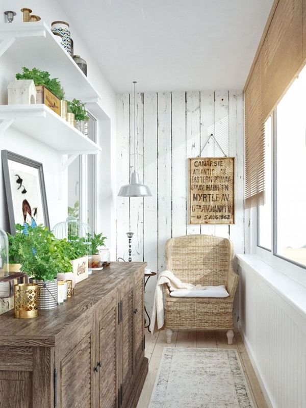 Ozdobení balkonu a lodžií dřevem